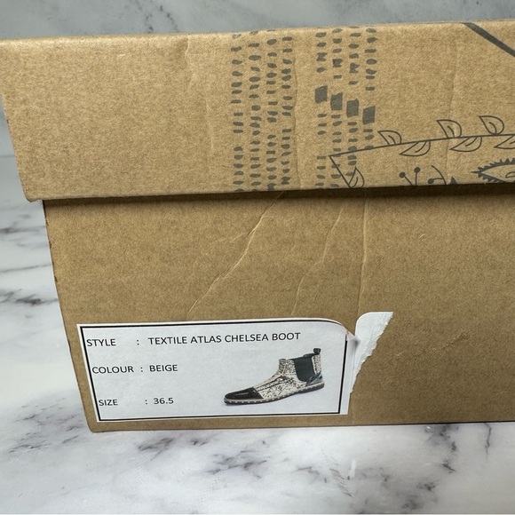 Free People Textile Atlas Chelsea Boot Beige Size EU 36.5 - Picture 8 of 12